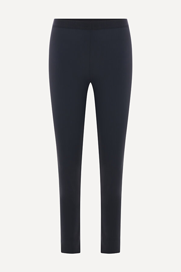 NAVY BLUE SKINNY LEG TROUSERS