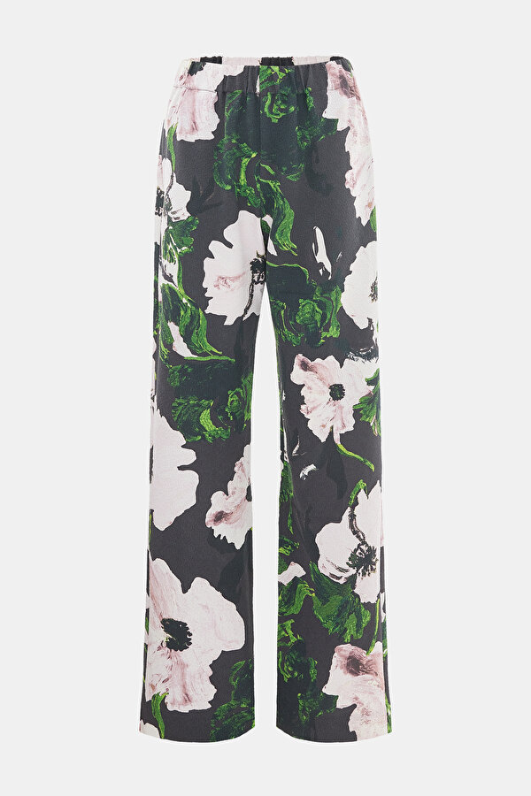 MULTICOLOR STRAIGHT CUT TROUSERS