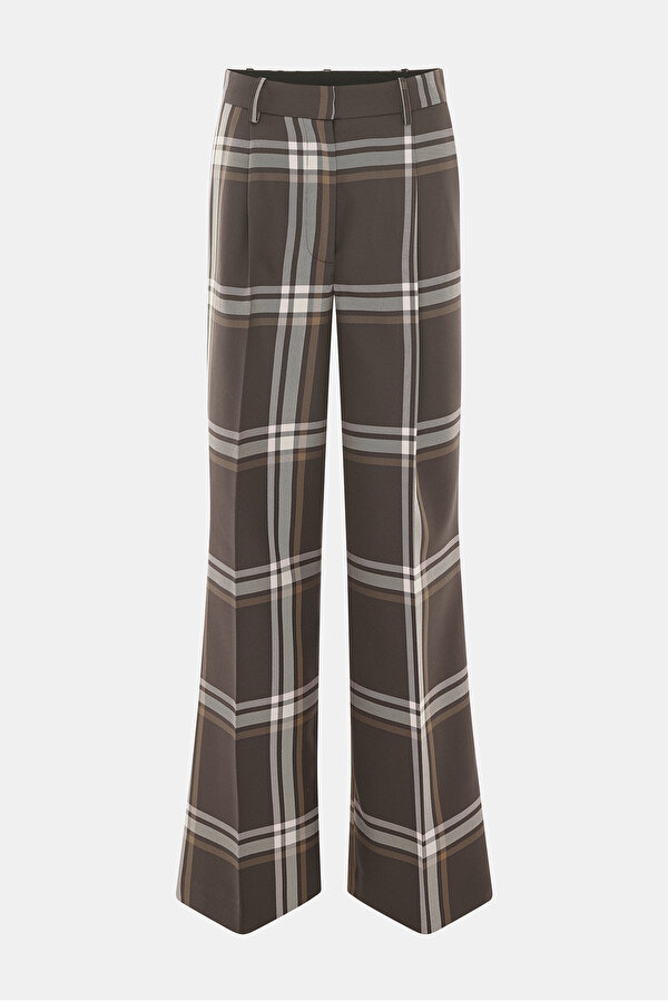 CREAM WIDE LEG TROUSERS