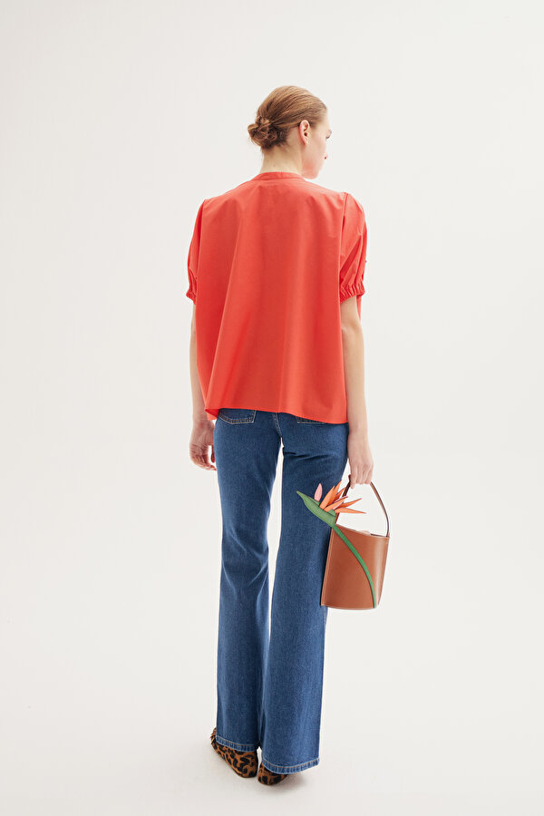 BLUE WIDE LEG TROUSERS 2