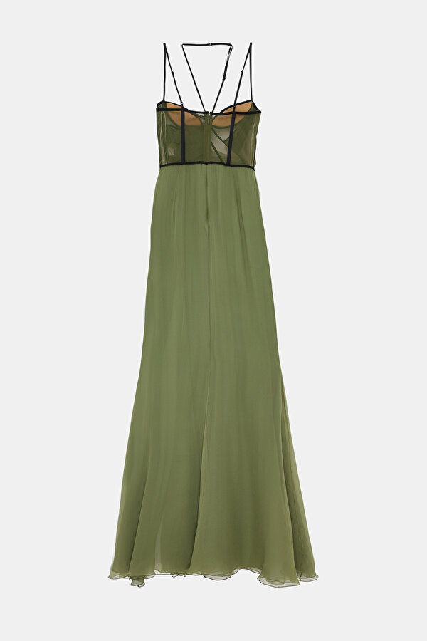 GREEN MAXİ DRESS 2