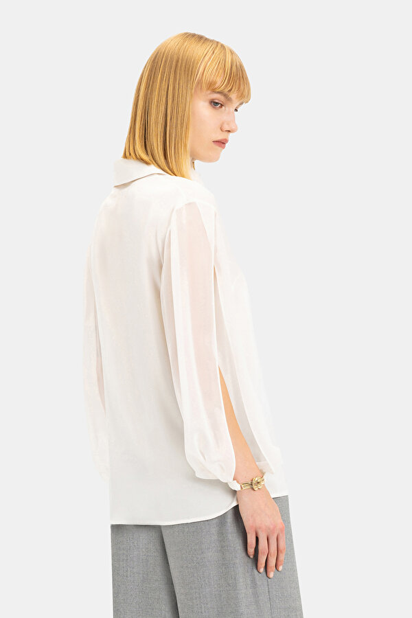 ECRU LONG SLEEVE SHIRT 2