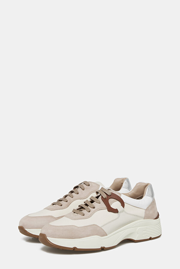 BEJ DERİ SNEAKER 2