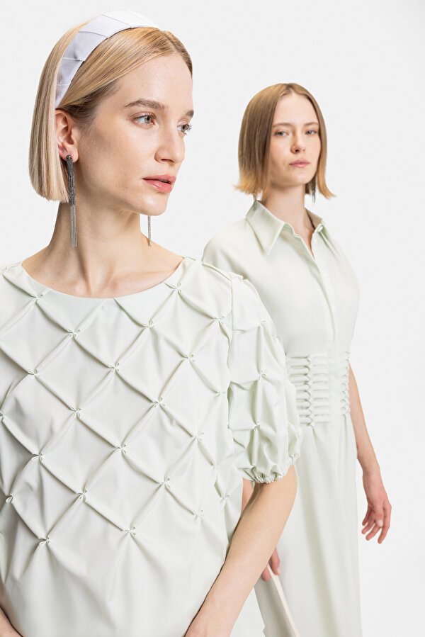 MINT SHORT SLEEVE DRESS 7