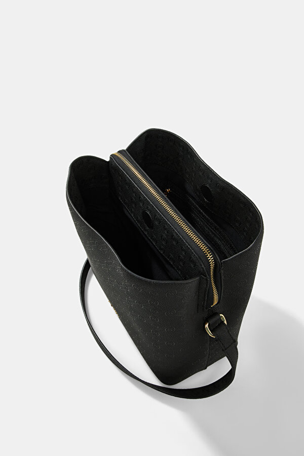 BLACK MONOGRAM BAG 7