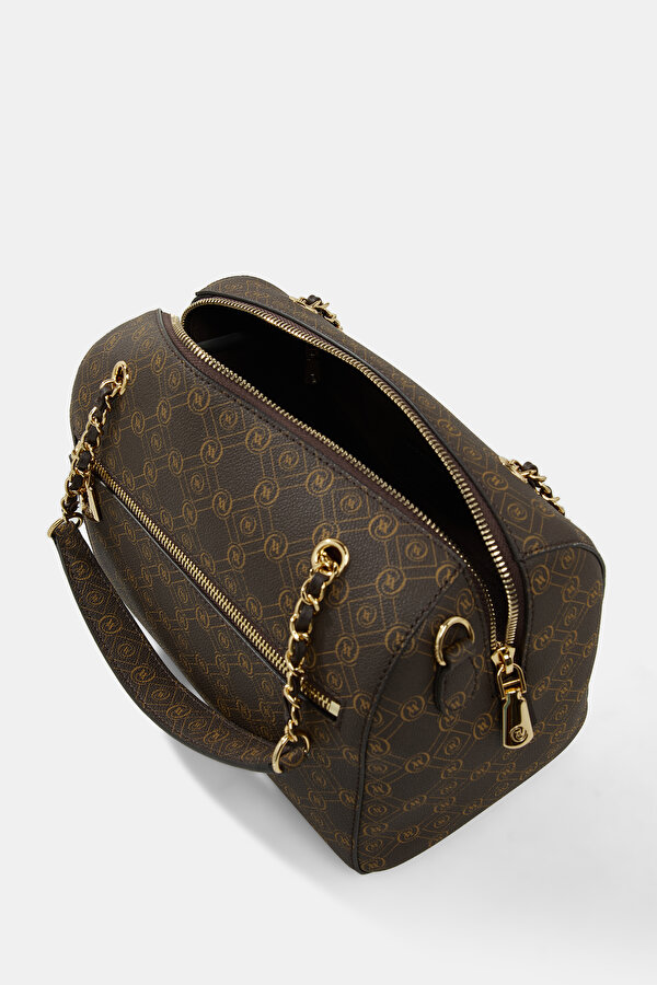 BEIGE MONOGRAM BAG 7