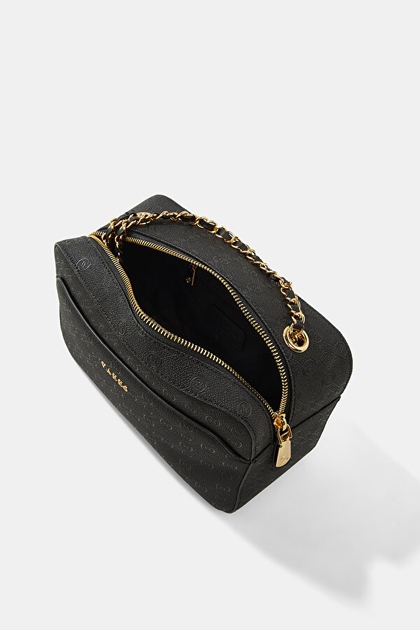 BLACK MONOGRAM BAG 7