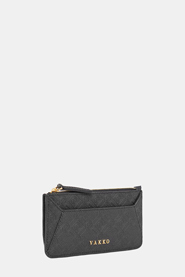 BLACK MONOGRAM WALLET 2