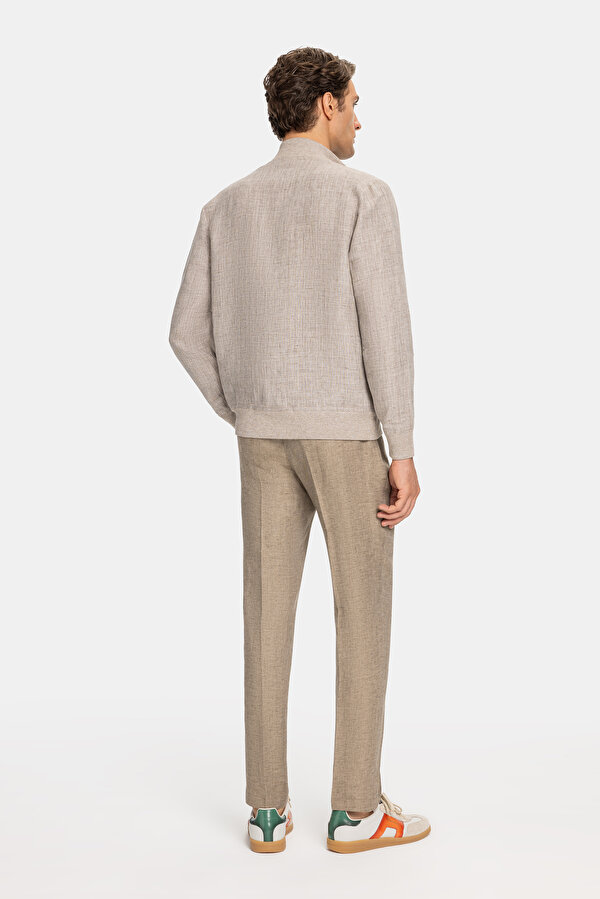 GREY LINEN COAT 2