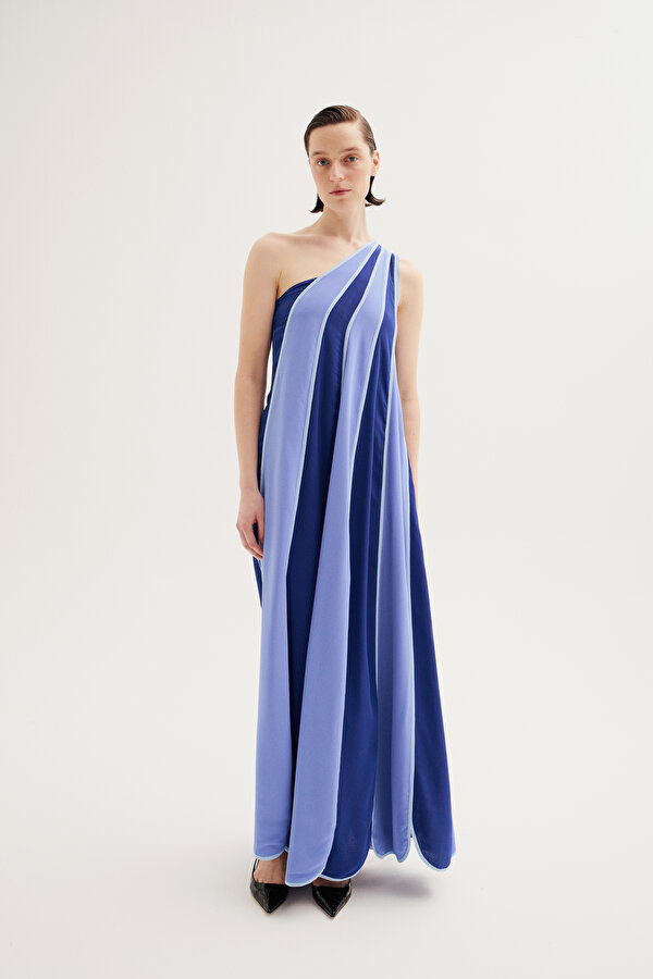 NAVY BLUE MAXİ DRESS