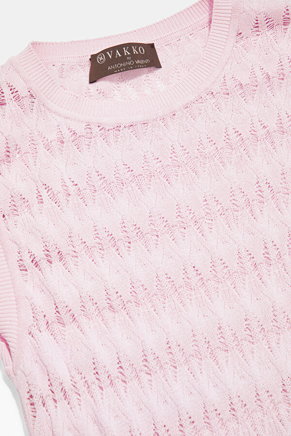 PEMBE KOLSUZ ELBİSE 7