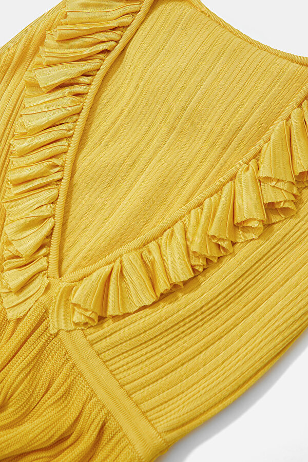 YELLOW SLEEVELESS DRESS 11