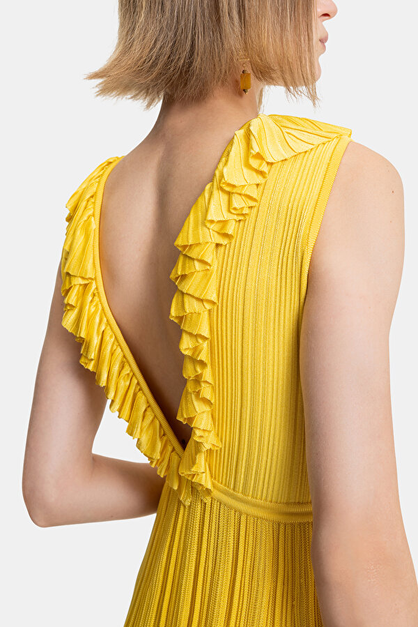 YELLOW SLEEVELESS DRESS 7