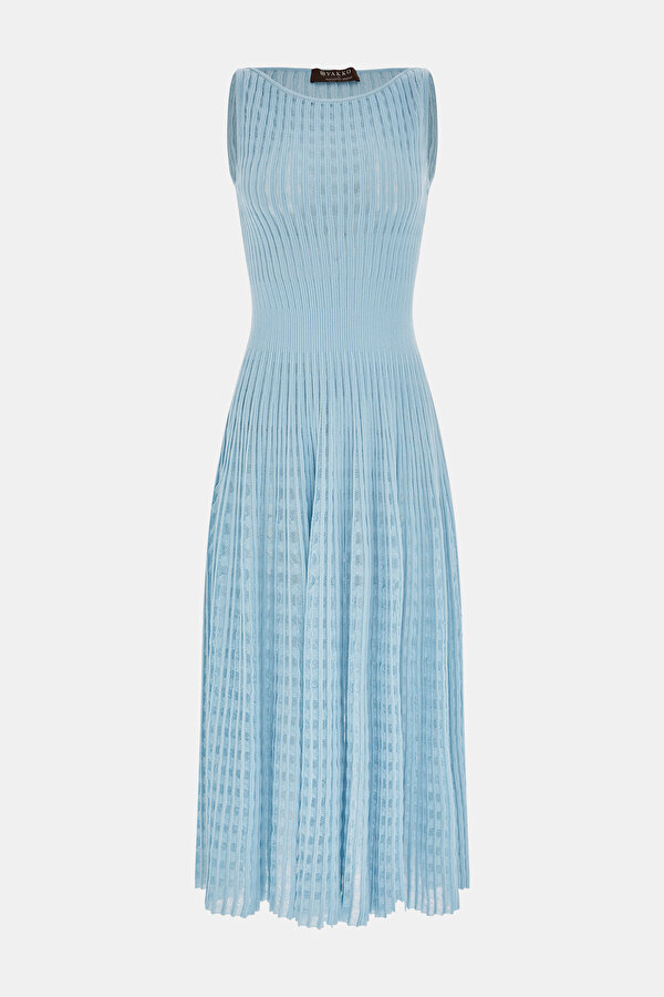 BLUE SLEEVELESS DRESS 7