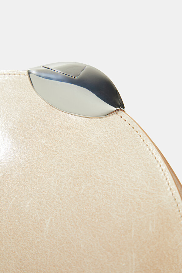 BEIGE LEATHER BAG 6