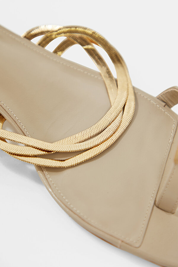 MINK LEATHER SLIPPER 6
