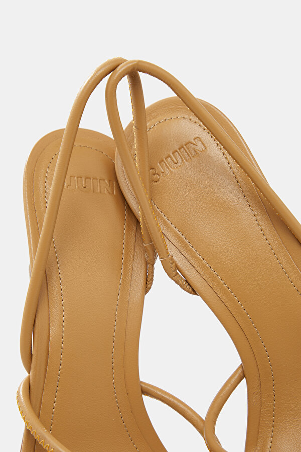 CARAMEL LEATHER SHOES 7