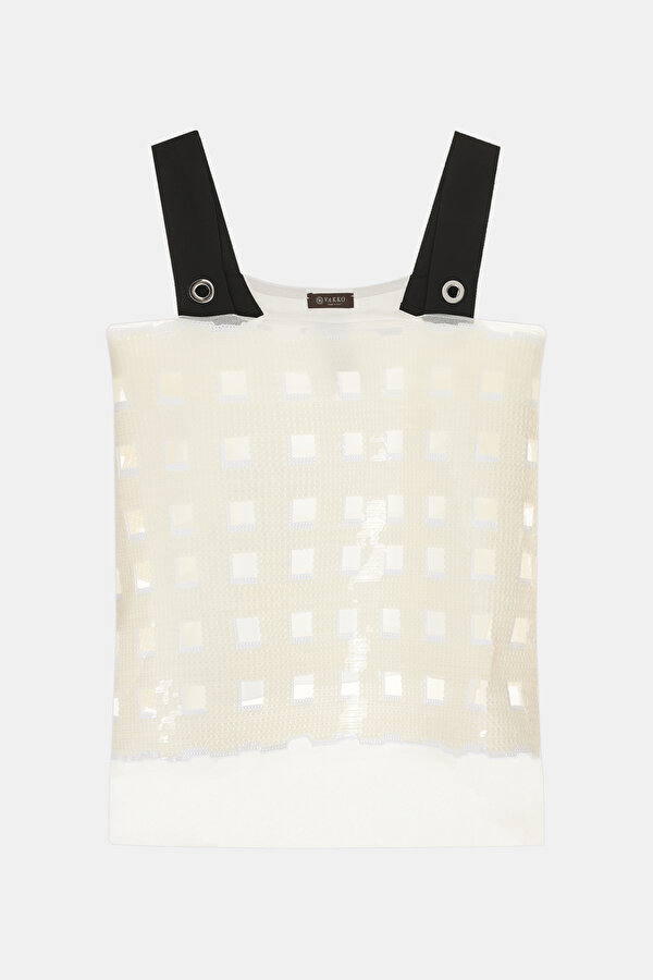 BLACK SLEEVELESS BLOUSE 7