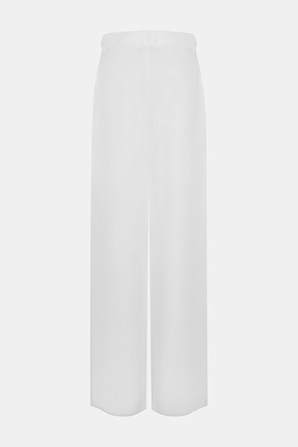 WHITE WIDE LEG TROUSERS 6