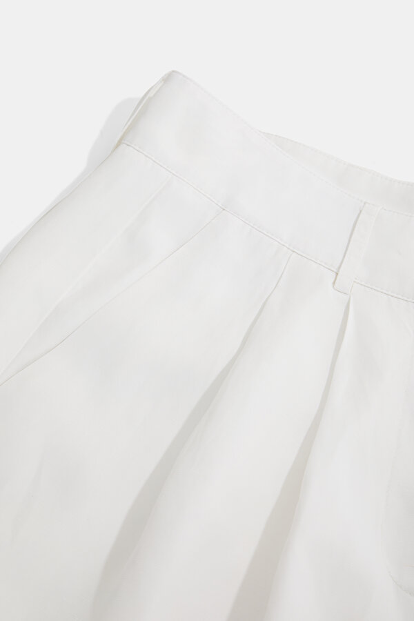 WHITE WIDE LEG TROUSERS 7