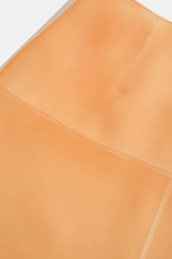 ORANGE MIDI SKIRT 7