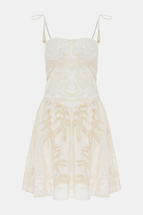 CREAM DRESS