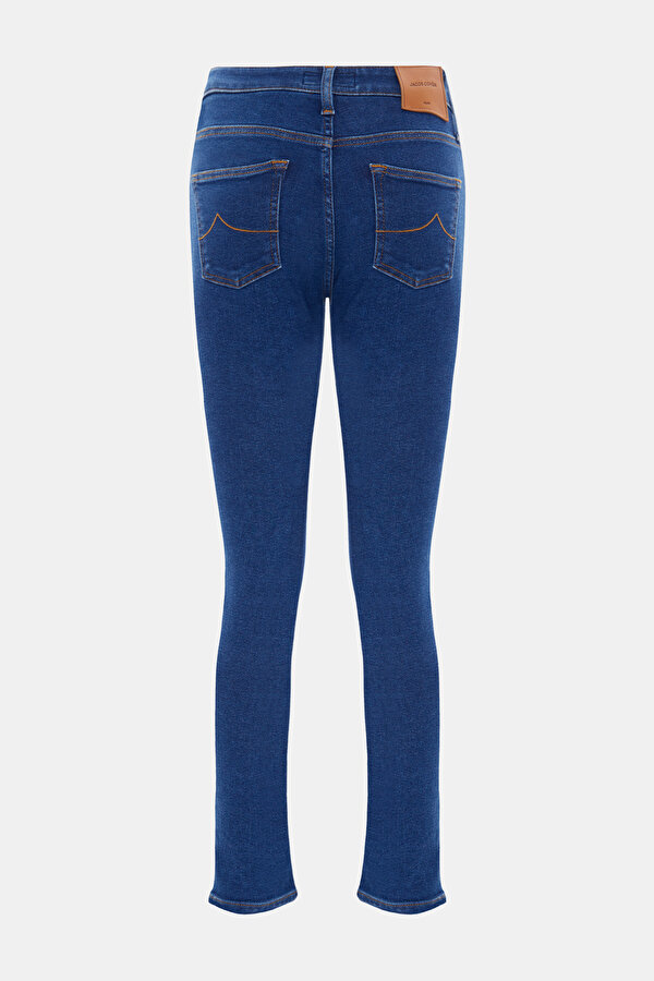 LACİVERT DAR PAÇA DENIM PANTOLON 2