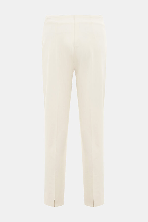 CREAM SKINNY LEG TROUSERS 6