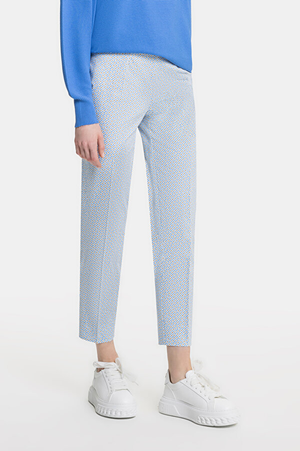 ECRU DESIGN FILLED SKINNY LEG TROUSERS 2