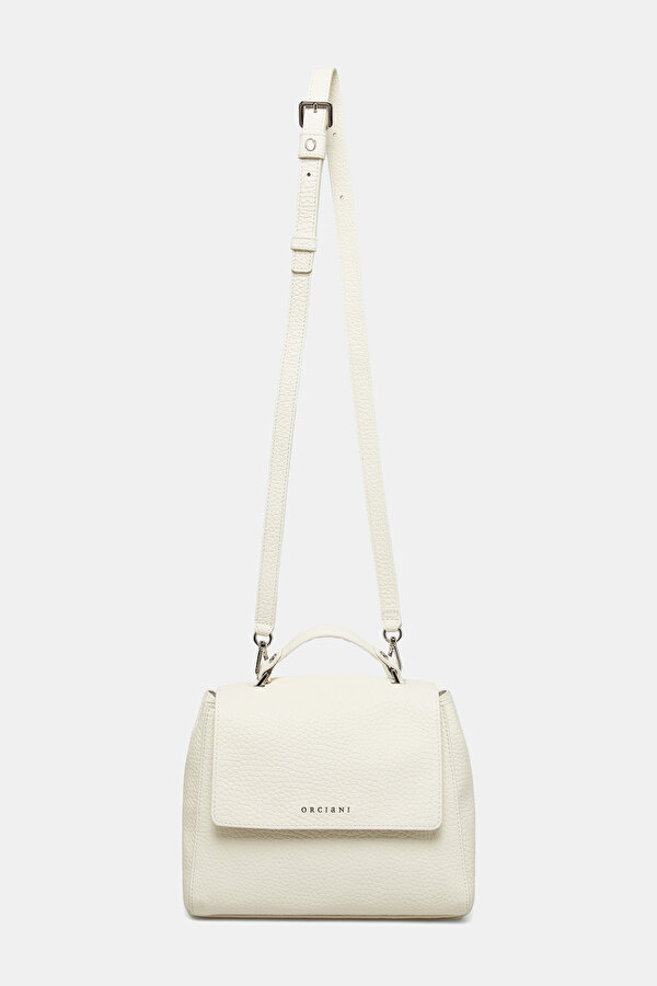 WHITE LEATHER BAG 2