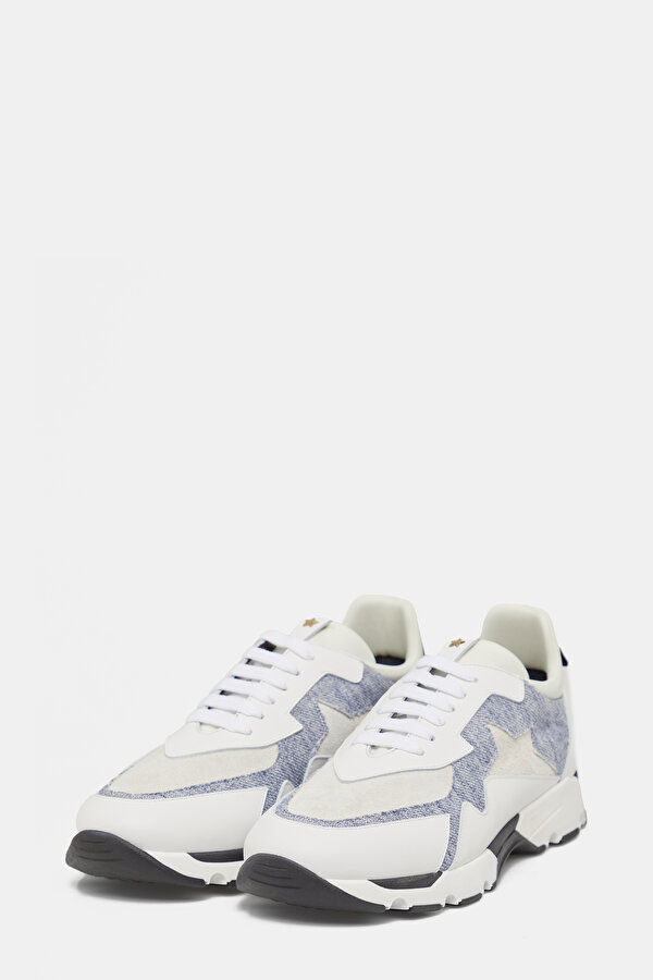 BLUE LEATHER SNEAKER 2