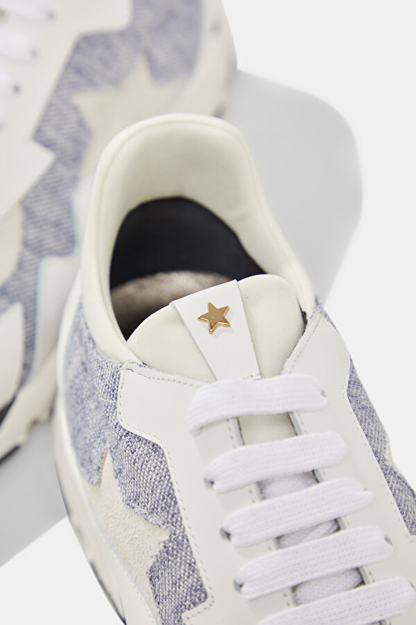 BLUE LEATHER SNEAKER 6