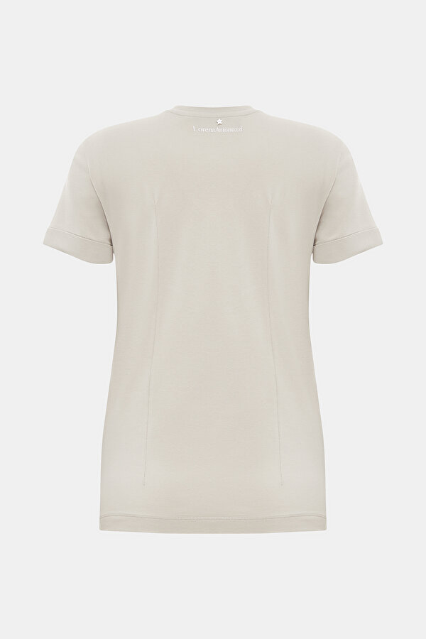SILVER V NECK SHORT SLEEVE TSHIRT 6