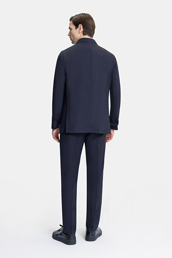 NAVY BLUE WOOL/SILK SUIT 2
