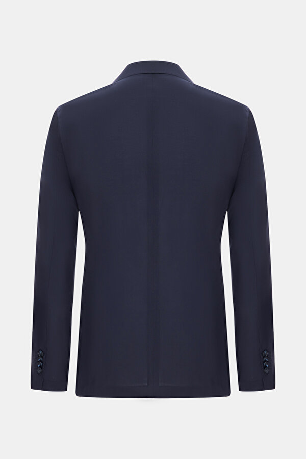 NAVY BLUE WOOL/SILK SUIT 6