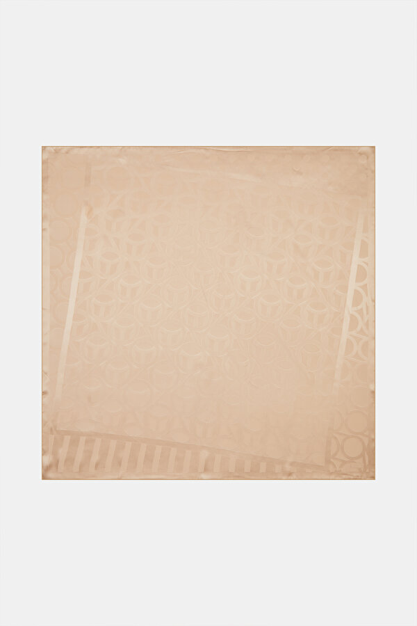 POWDER GEOMETRIC DESIGN JAQUARD SCARF