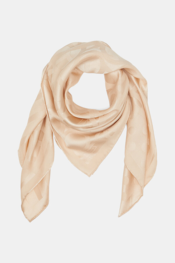 POWDER GEOMETRIC DESIGN JAQUARD SCARF 2