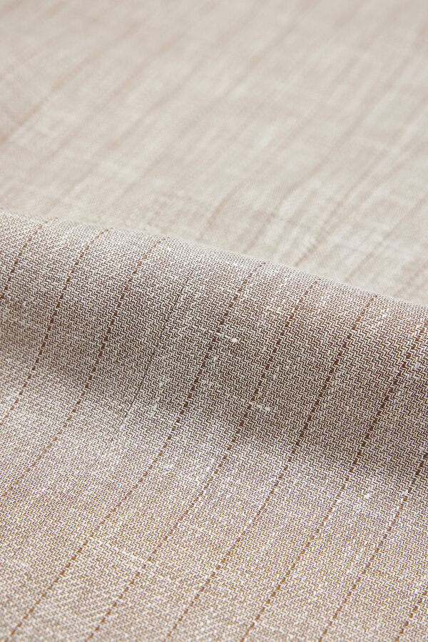 BEIGE LINEN WOOL SUIT 6