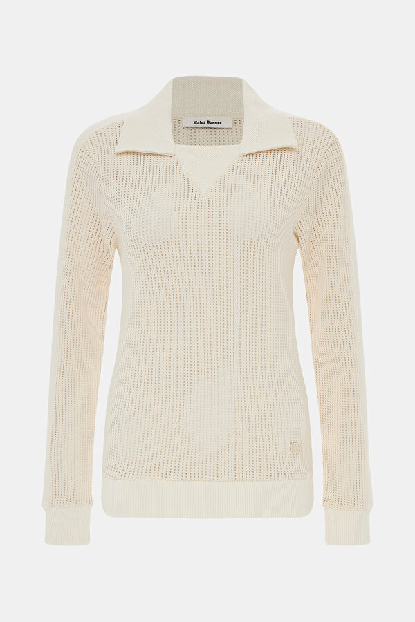 CREAM LONG SLEEVE BLOUSE