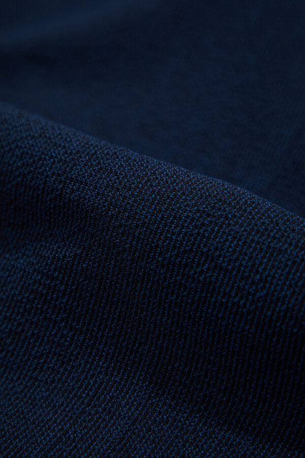 NAVY BLUE SURPLICE NECKLINE (CROSS-OVER NECKLINE) JACKET 11