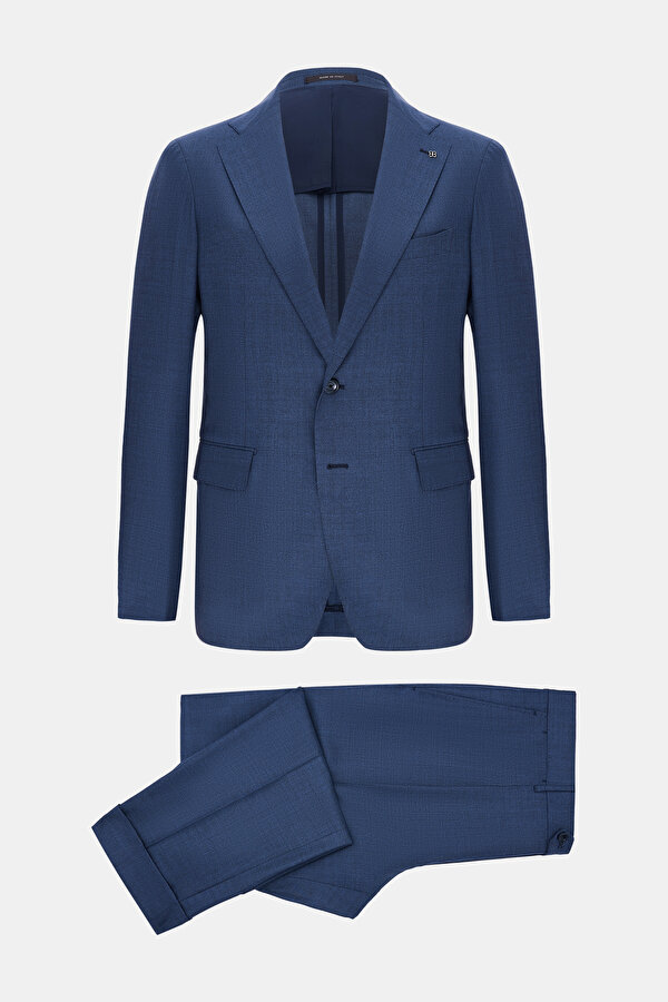 NAVY BLUE WOOL/SILK SUIT 7
