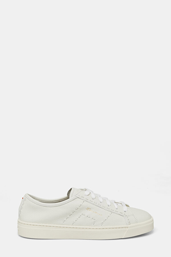 BEIGE LEATHER SNEAKER