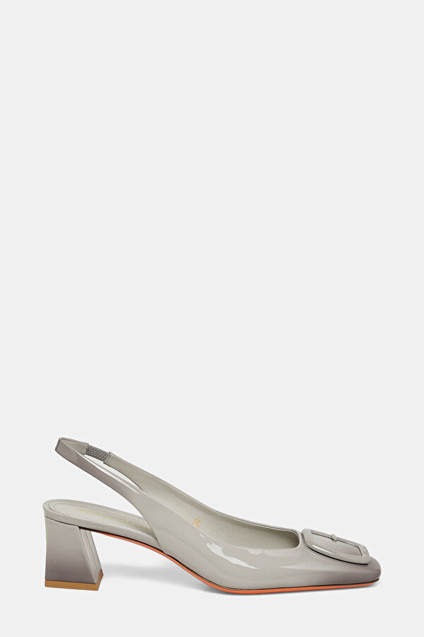 GREY LEATHER SHOES