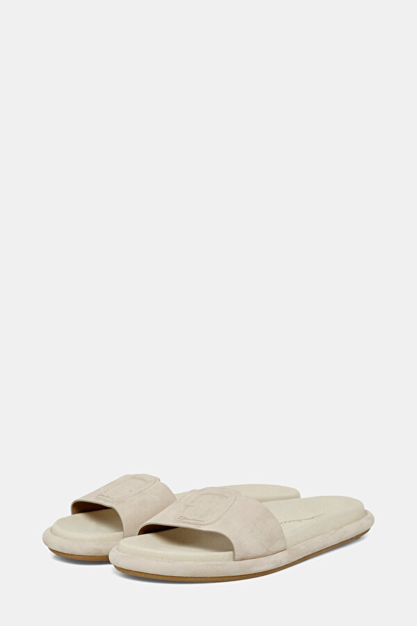 GREY LEATHER SLIPPER 2