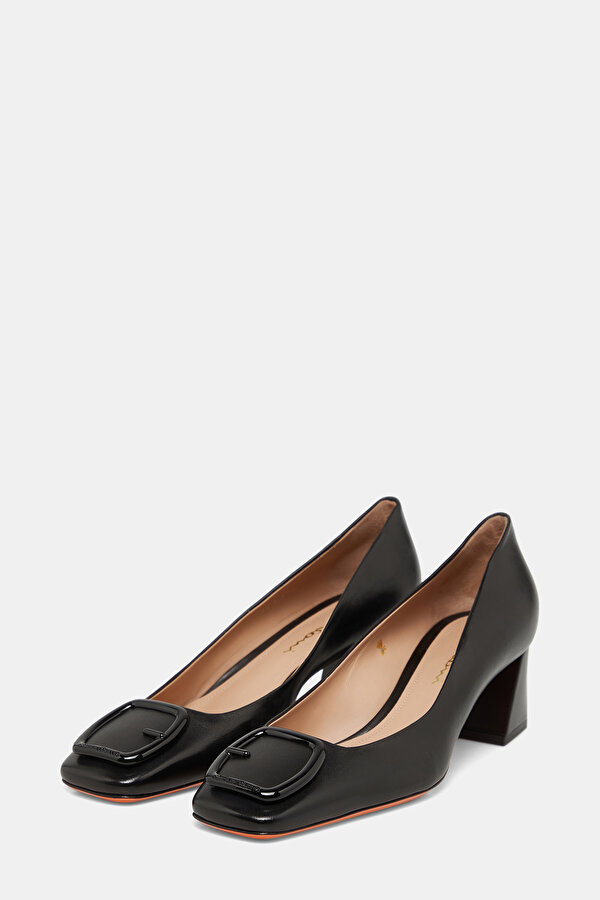 BLACK LEATHER SHOES 2