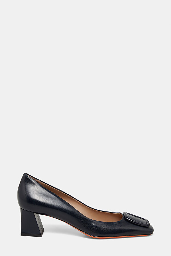 NAVY BLUE LEATHER SHOES