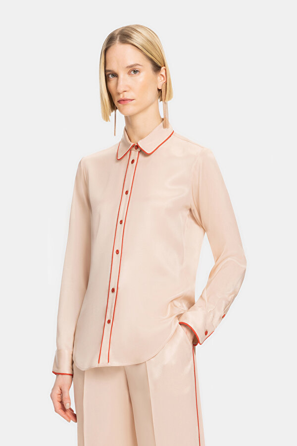 SALMON LONG SLEEVE SHIRT