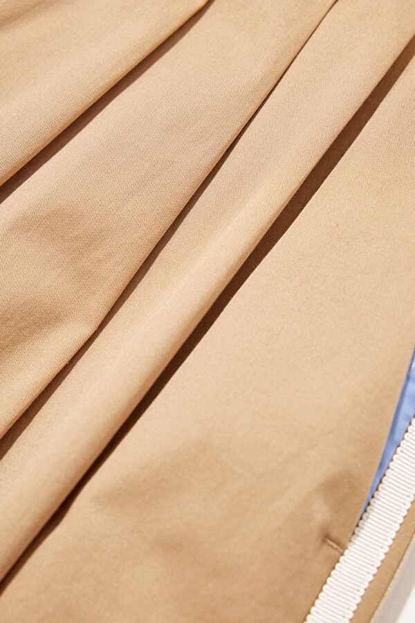 CAMEL WIDE LEG TROUSERS 7