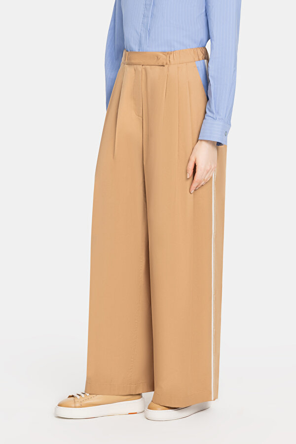 CAMEL WIDE LEG TROUSERS 2