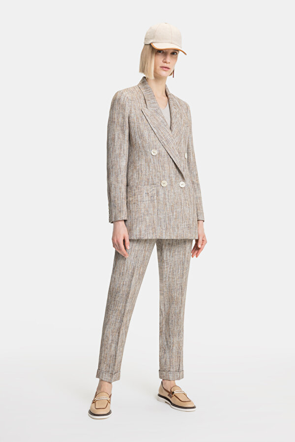 MULTICOLOR SKINNY LEG TROUSERS